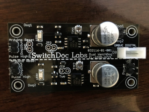SwitchDoc Labs Dual WatchDog Timer Board for Arduino / Raspberry Pi