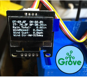 Grove 128x64 I2C OLED Board for Arduino and Raspberry Pi